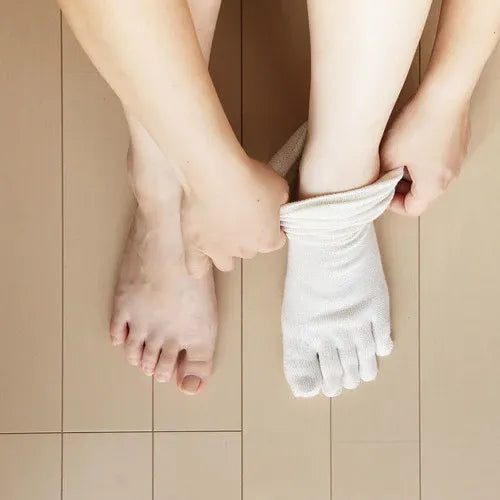 日本制特長蠶絲五趾襪(第一層替換用)