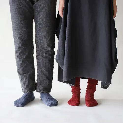 日本制兩層暖睡襪(蠶絲x羊毛)